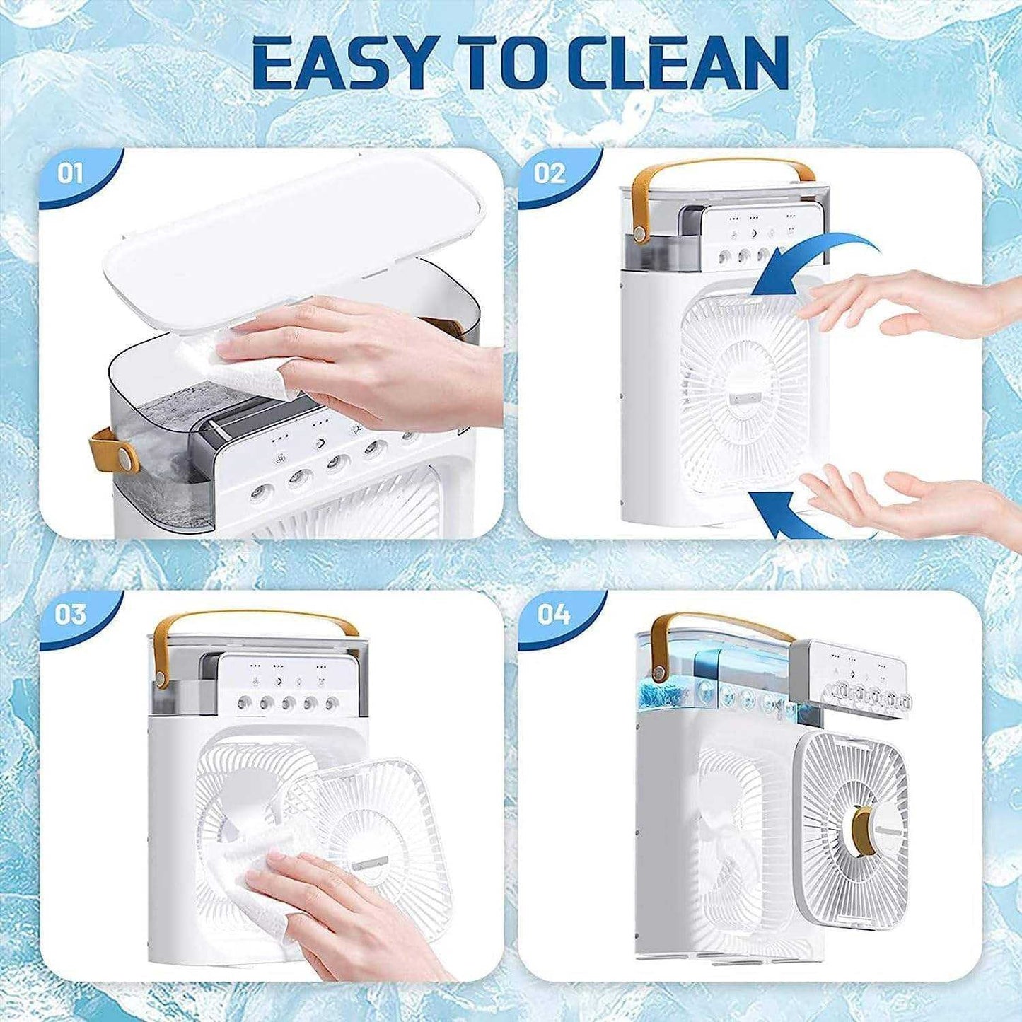 Mini Portable Air Cooler Fan – 3-Speed Personal AC